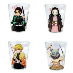 DEMON SLAYER SHOT GLASSES 4-PACK MINI BICCHIERI JUST FUNKY