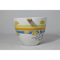 JUST FUNKY DRAGON BALL Z GOKU RAMEN BOWL WITH CHOPSTICKS