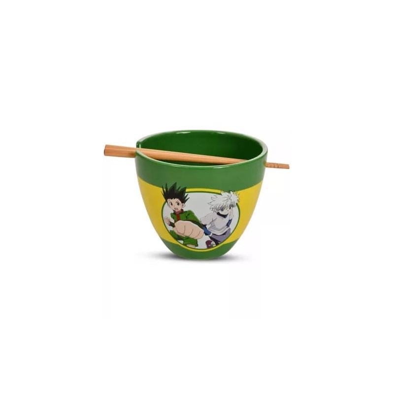 JUST FUNKY HUNTER X HUNTER RAMEN BOWL WITH CHOPSTICKS