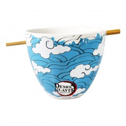 JUST FUNKY DEMON SLAYER MASK RAMEN BOWL WITH CHOPSTICKS