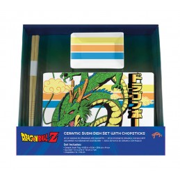 JUST FUNKY DRAGON BALL Z SHENRON CERAMIC SUSHI SET WITH CHOPSTICKS