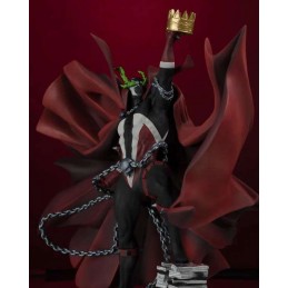 MC FARLANE SPAWN 301 BLACK WHITE AND RED ALL OVER RESIN STATUE FIGURE