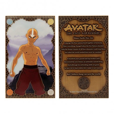 AVATAR THE LAST AIRBENDER ELEMENTAL INGOT LIMITED EDITION LINGOTTO DA COLLEZIONE