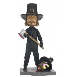 THANKSGIVING JOHN CARVER HEADKNOCKER BOBBLE HEAD FIGURE NECA