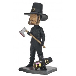 THANKSGIVING JOHN CARVER HEADKNOCKER BOBBLE HEAD FIGURE NECA