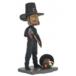 THANKSGIVING JOHN CARVER HEADKNOCKER BOBBLE HEAD FIGURE NECA