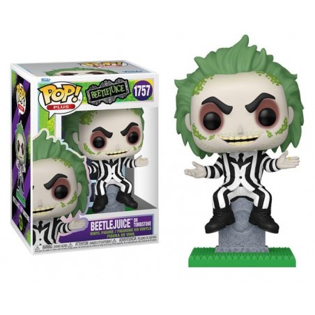 FUNKO POP! BEETLEJUICE ON TOMBSTONE BOBBLE HEAD FIGURE