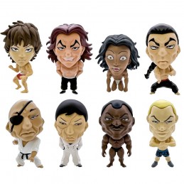 BAKI HANMA 16D COLLECTION 8-PACK BOX PVC MINI FIGURE 16 Directions