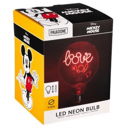 DISNEY MICKEY MOUSE LED NEON BULB LAMPADINA PALADONE PRODUCTS