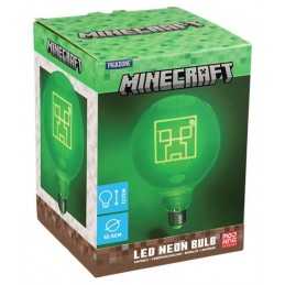 MINECRAFT CREEPER LED NEON BULB LAMPADINA PALADONE PRODUCTS