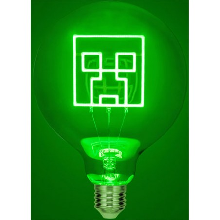 MINECRAFT CREEPER LED NEON BULB LAMPADINA