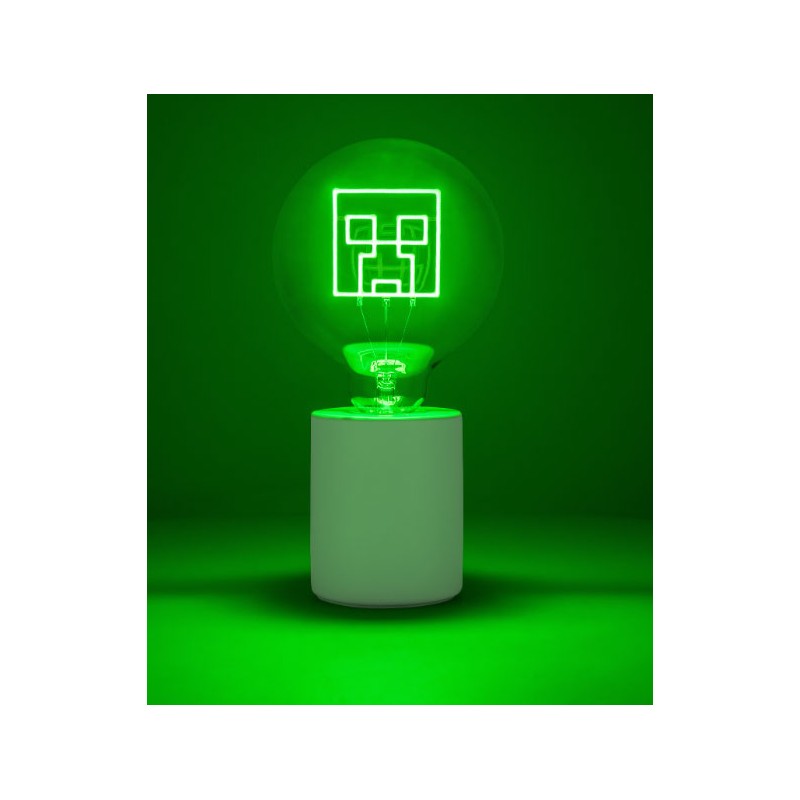 MINECRAFT CREEPER LED NEON BULB LAMP LAMPADA PALADONE PRODUCTS