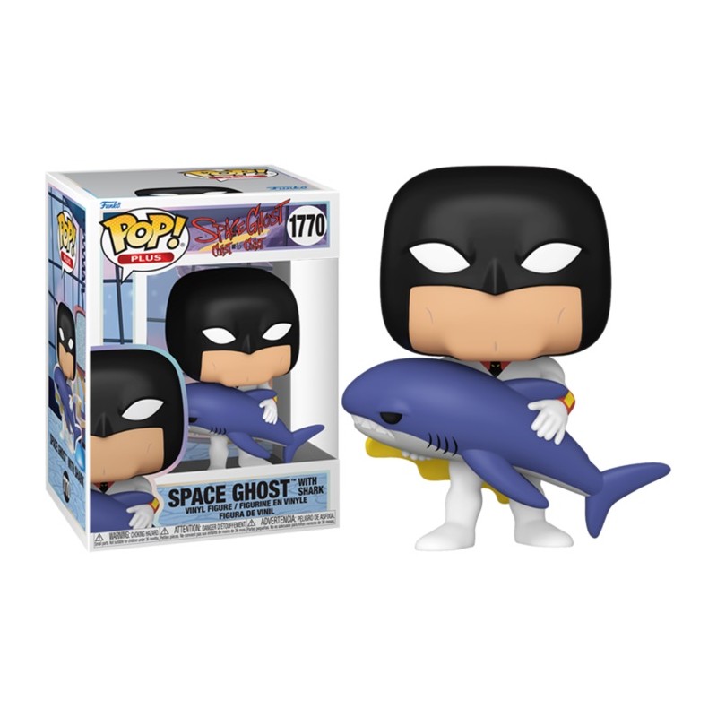 FUNKO FUNKO POP! PLUS SPACE GHOST COAST TO COAST - SPACE GHOST WITH SHARK FIGURE