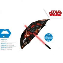 KIDS LICENSING STAR WARS UMBRELLA WITH LIGHTS 46CM