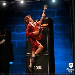 ROCK ICONZ AC/DC ANGUS YOUNG STATUA 25 CM RESINA FIGURE KNUCKLEBONZ