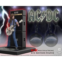 ROCK ICONZ AC/DC MALCOLM YOUNG STATUA 23 CM RESINA FIGURE KNUCKLEBONZ