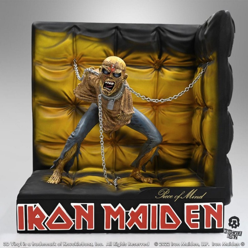 KNUCKLEBONZ ROCK ICONZ IRON MAIDEN EDDIE PIECE OF MIND RESIN STATUE FIGURE