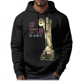 FELPA HOODIE LED ZEPPELIN HERMIT NERA