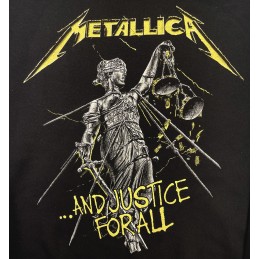 FELPA HOODIE METALLICA AND JUSTICE FOR ALL