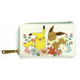 LOUNGEFLY POKEMON PIKACHU EEVEE ZIP WALLET