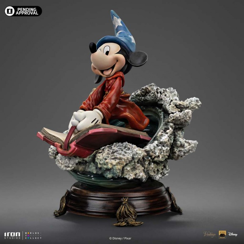 DISNEY CLASSICS SORCERER MICKEY ART SCALE DELUXE 1/10 STATUA FIGURE IRON STUDIOS