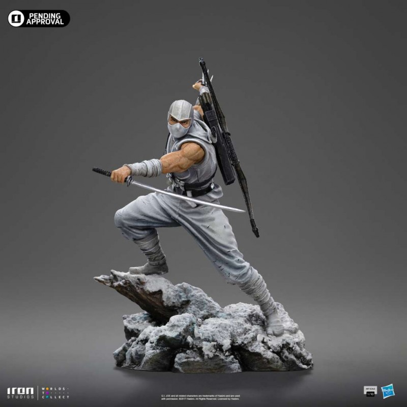 IRON STUDIOS G.I. JOE STORM SHADOW ART SCALE 1/10 RESIN STATUE FIGURE