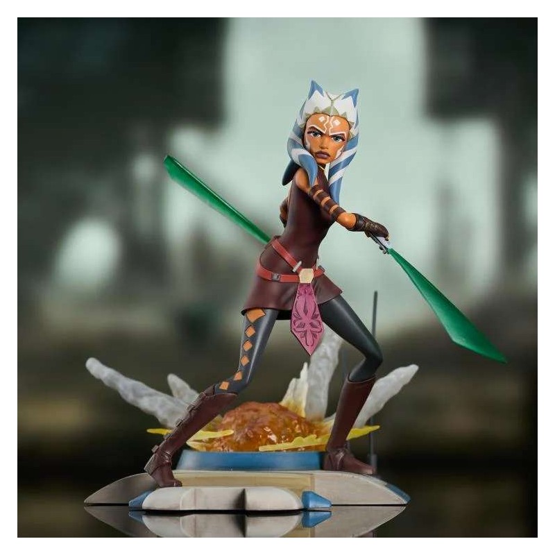 STAR WARS GALLERY CLONE WARS AHSOKA STATUA FIGURE DIAMOND SELECT