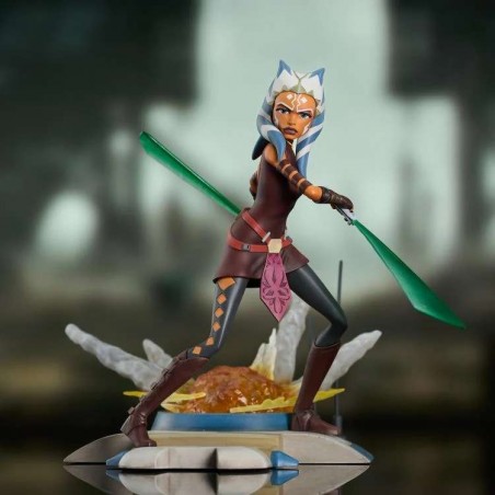 STAR WARS GALLERY CLONE WARS AHSOKA STATUA FIGURE