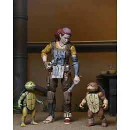 TEENAGE MUTANT NINJA TURTLES THE LAST RONIN GRAMMY APRIL WITH BABY YI & MOJA ACTION FIGURE NECA