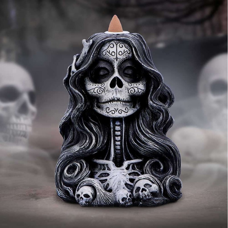 CALAVERA'S OFFERING BACKFLOW BRUCIAINCENSO INCENSE BURNER NEMESIS NOW