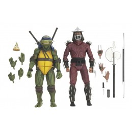 TEENAGE MUTANT NINJA TURTLES 1990 LEONARDO VS SHREDDER ACTION FIGURE NECA