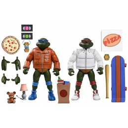 TEENAGE MUTANT NINJA TURTLES PUNK LEONARDO & PUNK RAFAFELLO ACTION FIGURE NECA