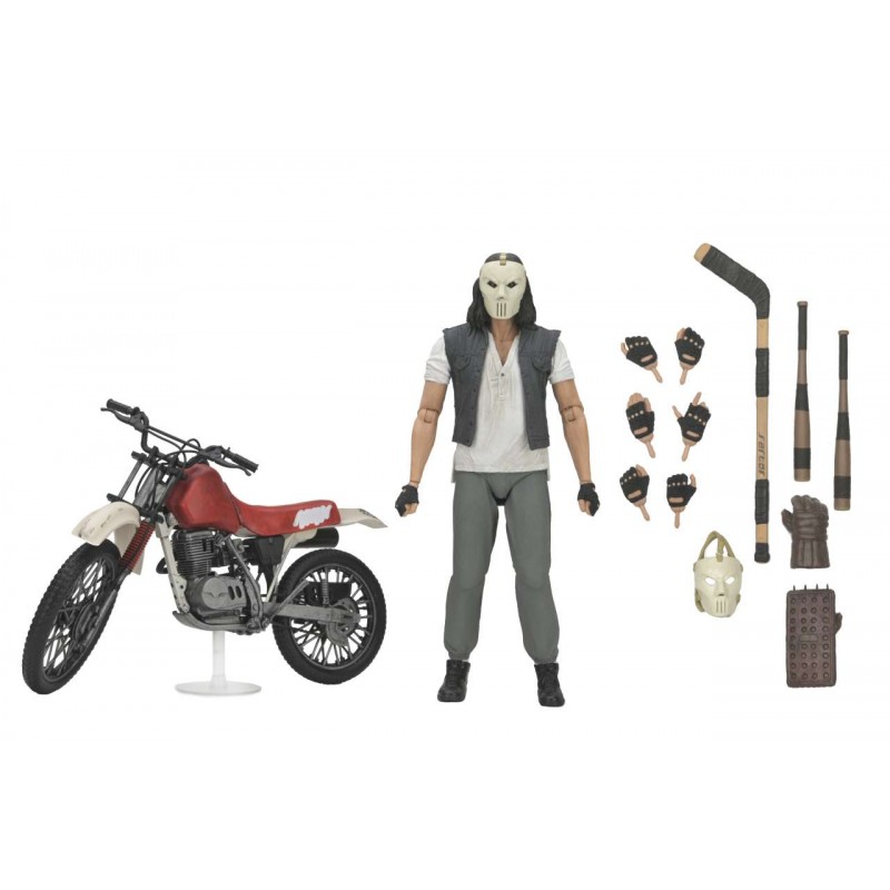 TEENAGE MUTANT NINJA TURTLES 1990 CASEY JONES WITH DIRT BIKE ACTION FIGURE NECA