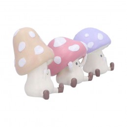 NEMESIS NOW THREE WISE TOADSTOOLS RESIN STATUE