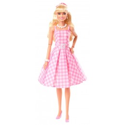 MATTEL BARBIE THE MOVIE BARBIE IN PINK GINGHAM DRESS DOLL ACTION FIGURE