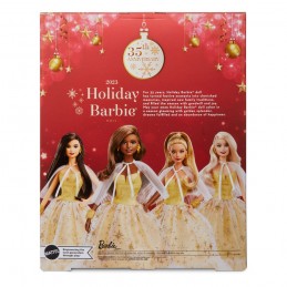 MATTEL BARBIE SIGNATURE 2023 HOLIDAY BARBIE 35TH ANN. DOLL ACTION FIGURE