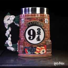 NEMESIS NOW HARRY POTTER PLATORM 9 3/4 RESIN TANKARD