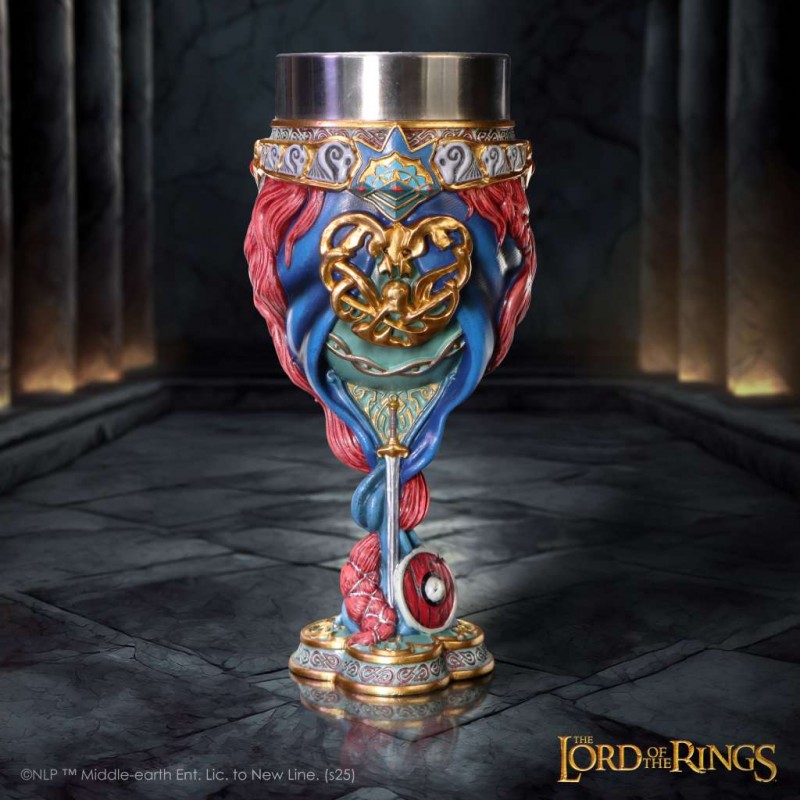 IL SIGNORE DEGLI ANELLI WAR OF THE ROHIRRIM HERA GOBLET CALICE NEMESIS NOW