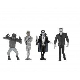 TOONY TERRORS SILVER SCREEN SERIES 10 SET 4X ACTION FIGURE NECA