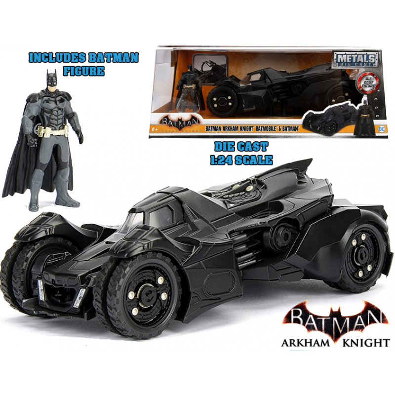 BATMAN ARKHAM KNIGHT BATMOBILE DIE CAST 1/24 MODEL JADA TOYS