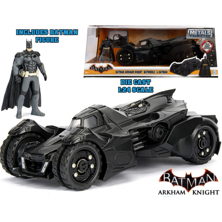 BATMAN ARKHAM KNIGHT BATMOBILE DIE CAST 1/24 MODEL