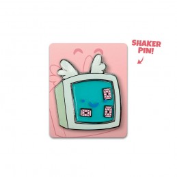 YOUTOOZ BEE AND PUPPYCAT TEMP BOT SHAKER PIN BADGE