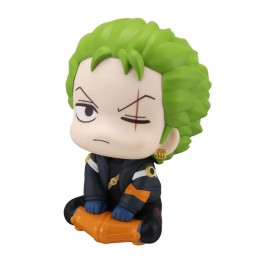 MEGAHOUSE ONE PIECE LOOK UP RORONOA ZORO FUTURE ISLAND EGGHEAD 10CM MINI FIGURE