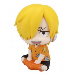 MEGAHOUSE ONE PIECE LOOK UP SANJI FUTURE ISLAND EGGHEAD 10CM MINI FIGURE