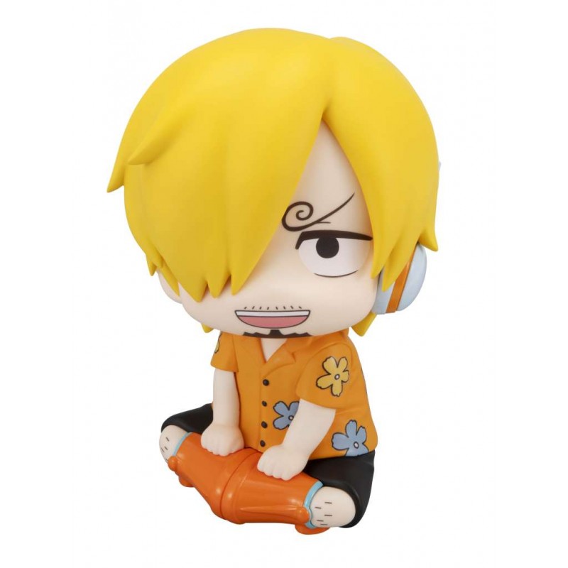 MEGAHOUSE ONE PIECE LOOK UP SANJI FUTURE ISLAND EGGHEAD 10CM MINI FIGURE