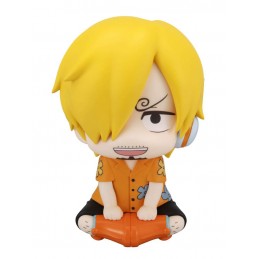 MEGAHOUSE ONE PIECE LOOK UP SANJI FUTURE ISLAND EGGHEAD 10CM MINI FIGURE