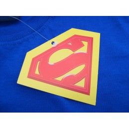 MAGLIA T SHIRT SUPERMAN BUSTO BLU ROYAL