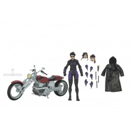 NECA TMNT NINJA TURTLES THE LAST RONIN CASEY MARIE WITH MOTORCYCLE ACTION FIGURE