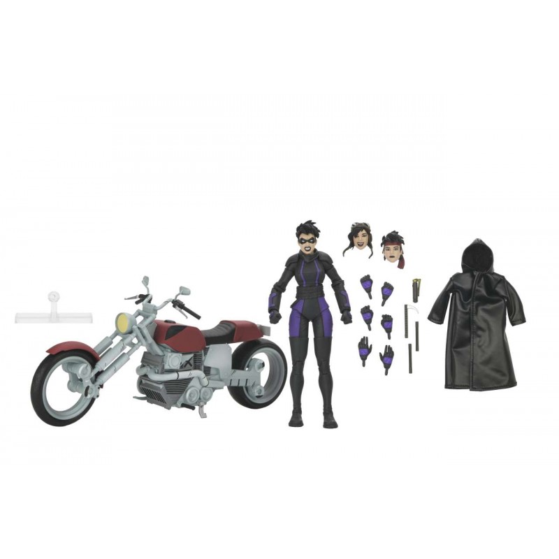 TEENAGE MUTANT NINJA TURTLES THE LAST RONIN CASEY MARIE WITH MOTORCYCLE ACTION FIGURE NECA