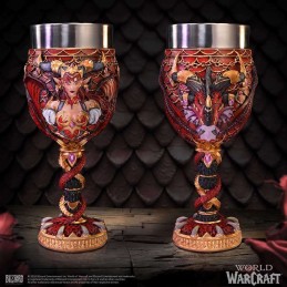 NEMESIS NOW WORLD OF WARCRAFT ALEXSTRASZA GOBLET RESIN